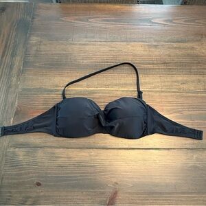 Time and Tru Black Bikini Top